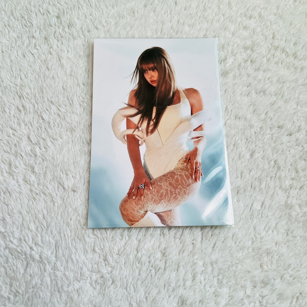 blackpink deadline la popup exclusive photo card - lisa 4x6”